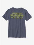 Star Wars Simplified Youth T-Shirt, NAVY HTR, hi-res