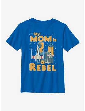 Star Wars Rebel Mom Youth T-Shirt, , hi-res