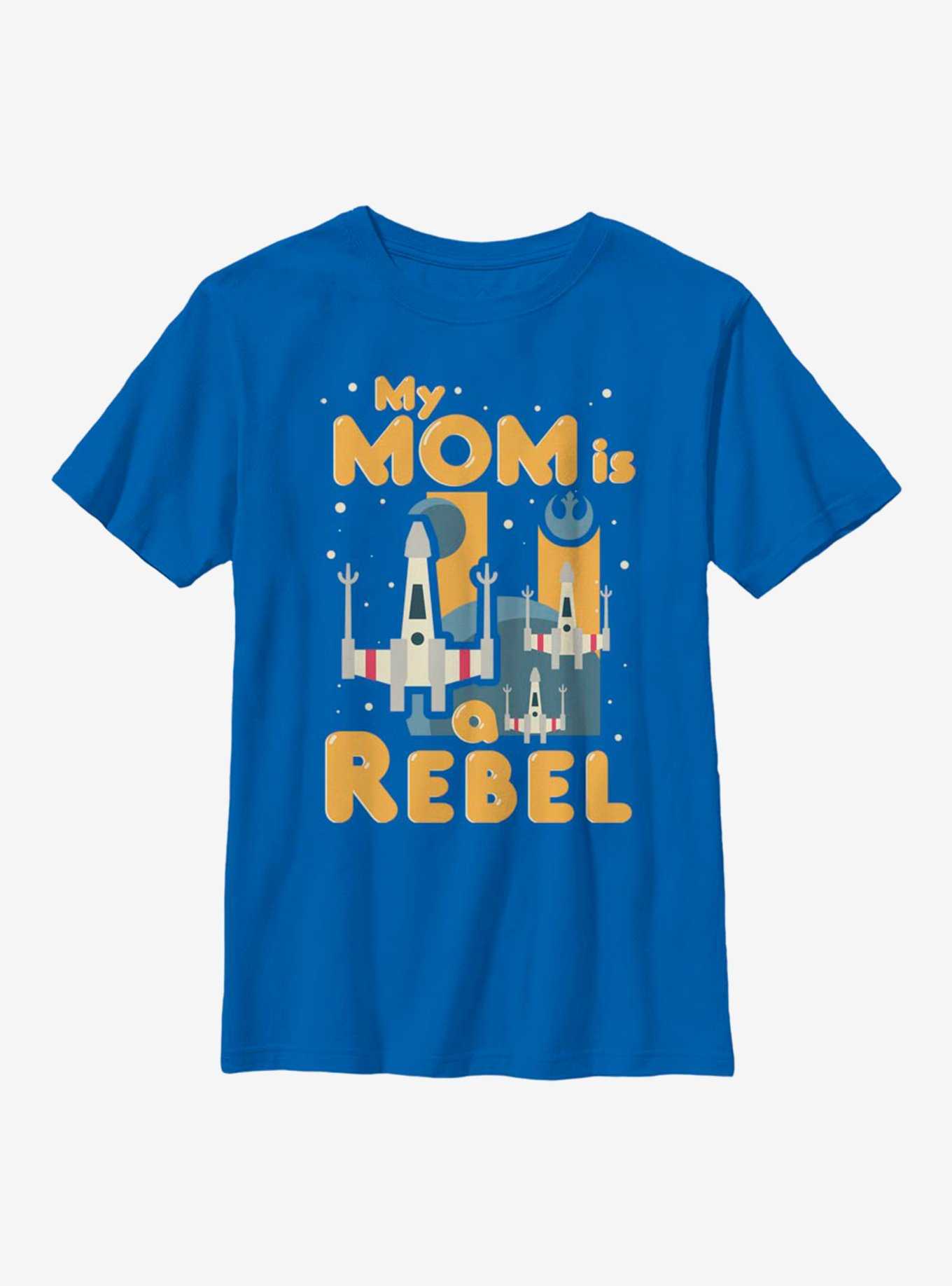 Star Wars Rebel Mom Youth T-Shirt, , hi-res