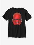 Star Wars Episode IX The Rise Of Skywalker Red Helm Youth T-Shirt, BLACK, hi-res