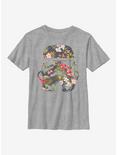 Star Wars Storm Flowers Youth T-Shirt, ATH HTR, hi-res