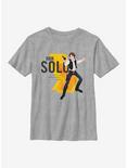 Star Wars Solo Blaster Youth T-Shirt, ATH HTR, hi-res