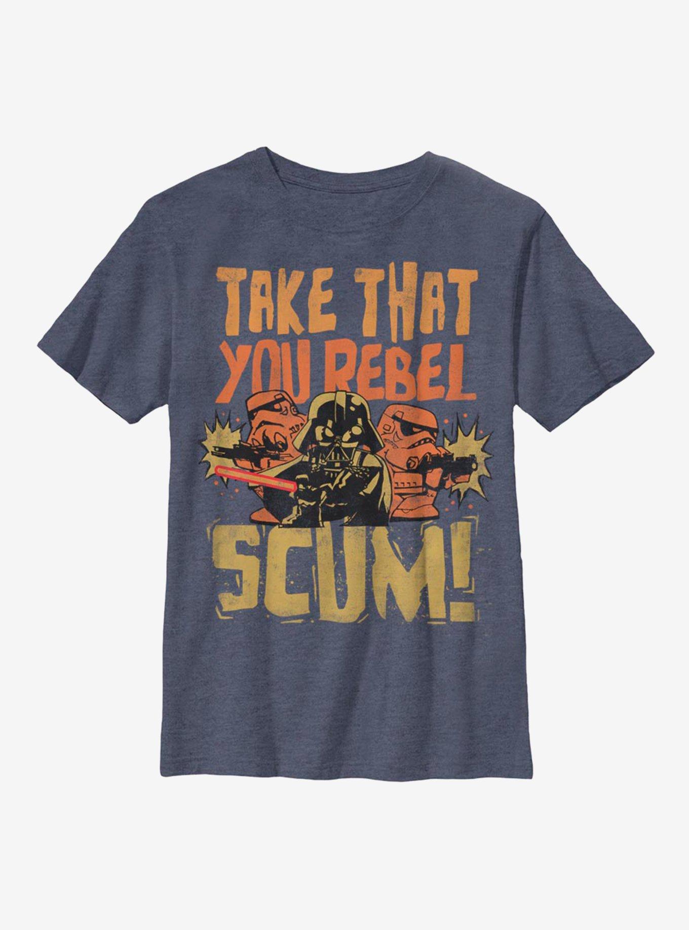 Star Wars Take That Youth T-Shirt, NAVY HTR, hi-res