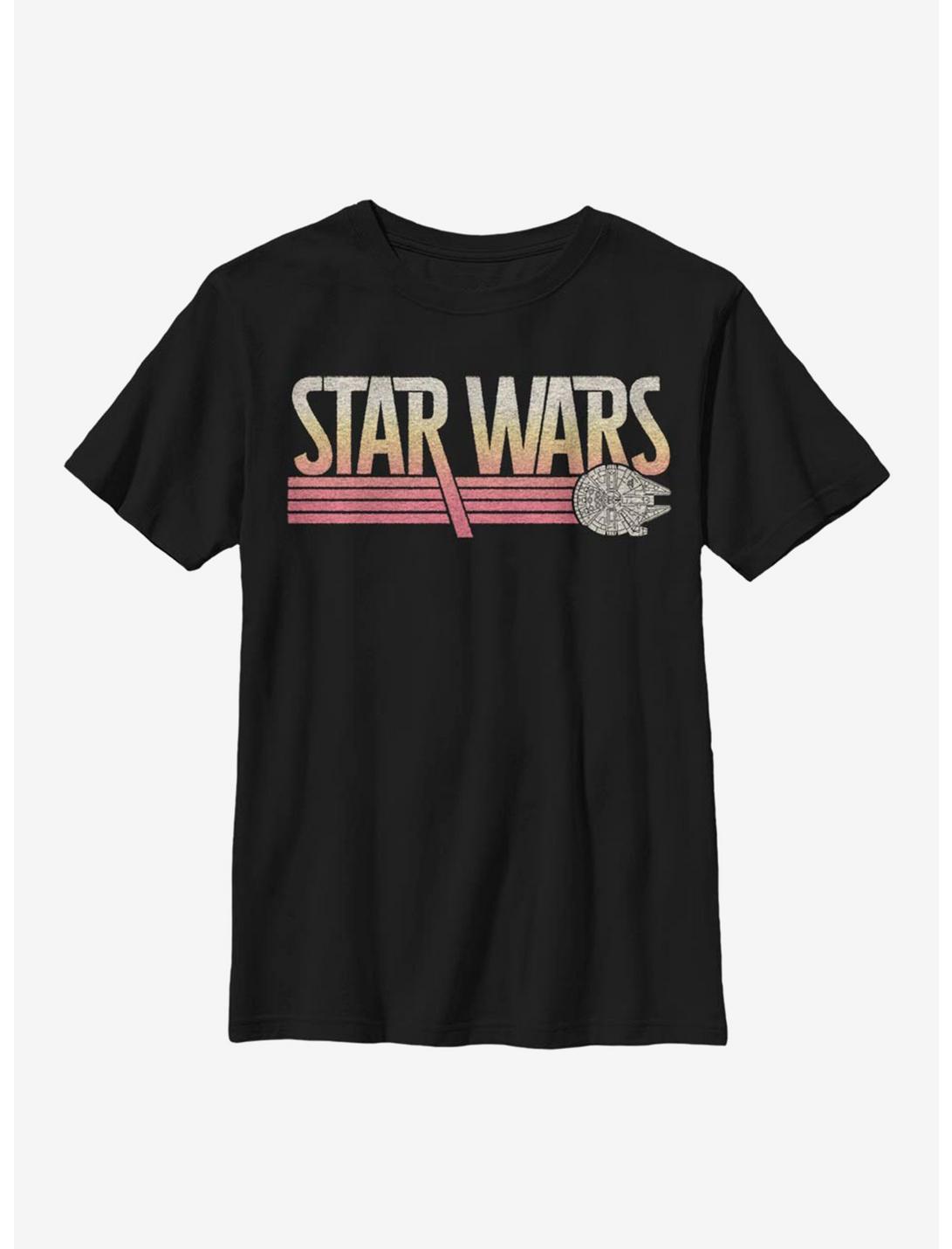Star Wars Surf Stripes Youth T-Shirt, BLACK, hi-res