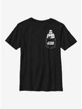 Star Wars Trooper Faux Pocket Youth T-Shirt, BLACK, hi-res