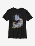 Star Wars Vader Sleigh Youth T-Shirt, BLACK, hi-res