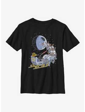 Star Wars Vader Sleigh Youth T-Shirt, , hi-res