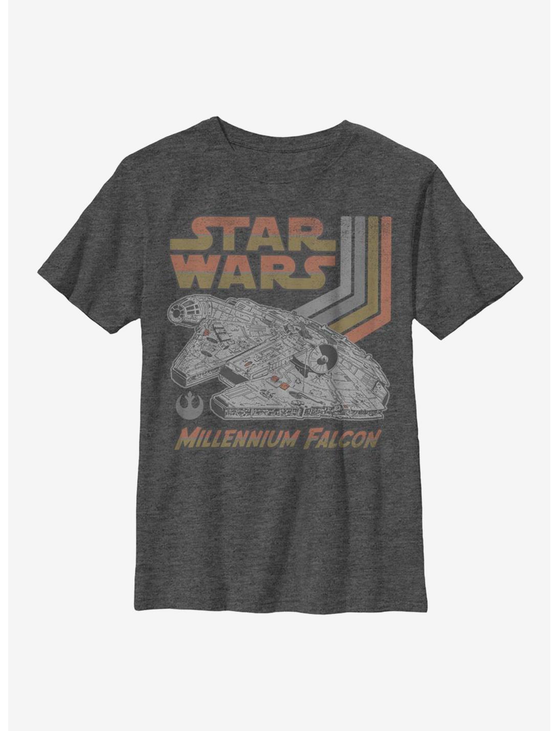 Star Wars Vapor Trail Youth T-Shirt, CHAR HTR, hi-res