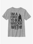 Star Wars Wreckin' Time Youth T-Shirt, ATH HTR, hi-res