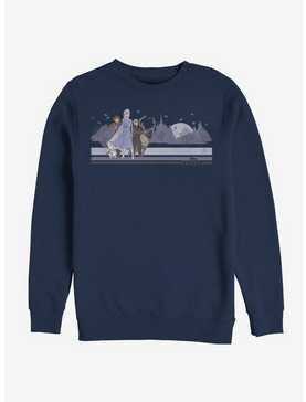 Disney Frozen 2 Group Mountain Range Shot Sweatshirt, , hi-res