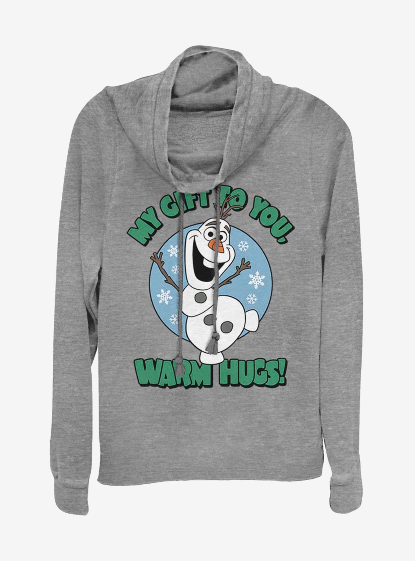 Disney Frozen One Cool Gift Cowlneck Long-Sleeve Womens Top