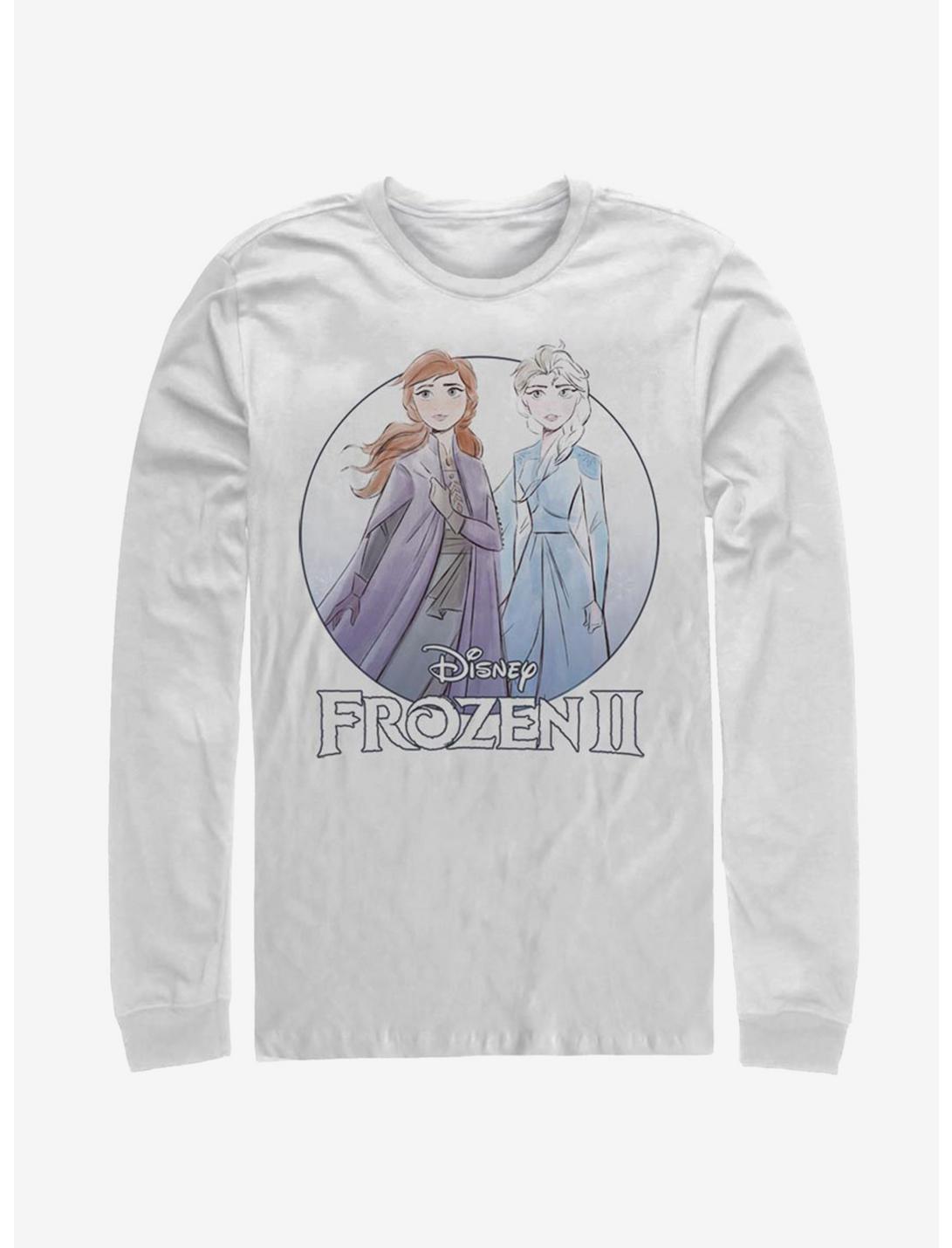 Disney Frozen 2 Anna Elsa Pose Long-Sleeve T-Shirt, WHITE, hi-res