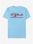 Disney Frozen 2 Group Mountain Range Shot T-Shirt, LT BLUE, hi-res
