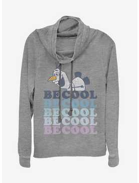 Disney Frozen 2 Olaf Be Cool Cowlneck Long-Sleeve Womens Top, , hi-res