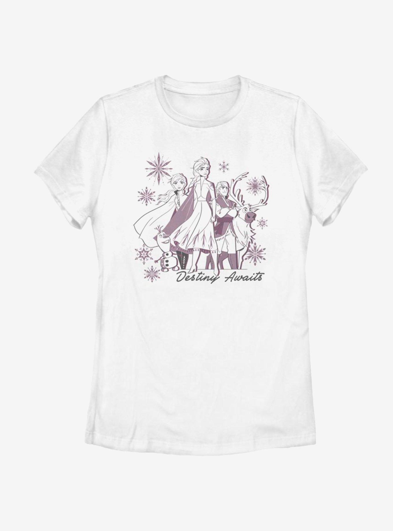 Disney Frozen 2 Destiny Awaits Womens T-Shirt, WHITE, hi-res