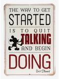 Disney Mickey Mouse "Begin Doing" Embossed Wall Decor, , hi-res