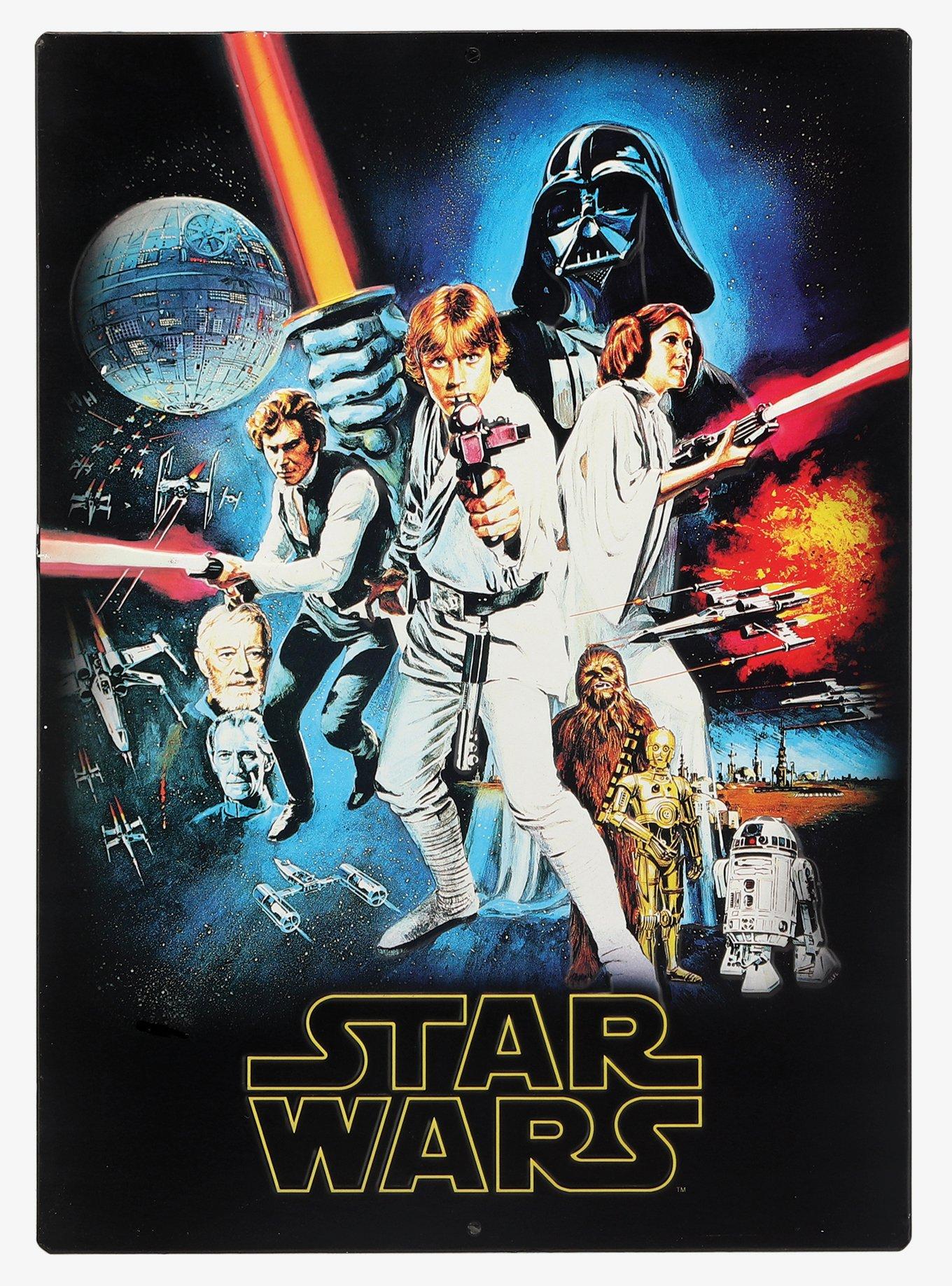 Star Wars Original Embossed Tin Sign, , hi-res