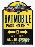 DC Comics Batman "Batmobile Parking Only" Embossed Sign, , hi-res