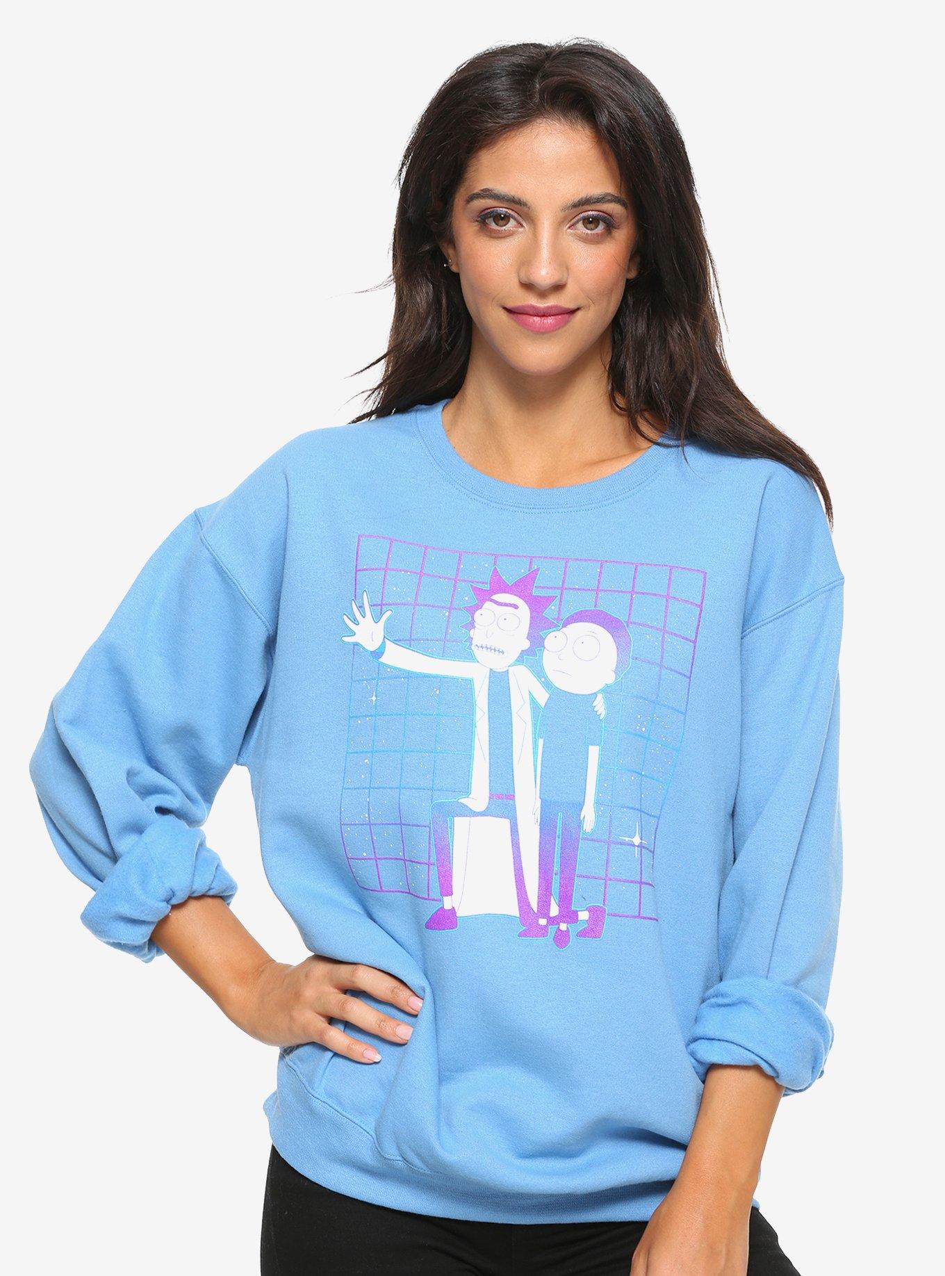 Rick And Morty Kneeling Rick Girls Sweatshirt, MULTI, hi-res