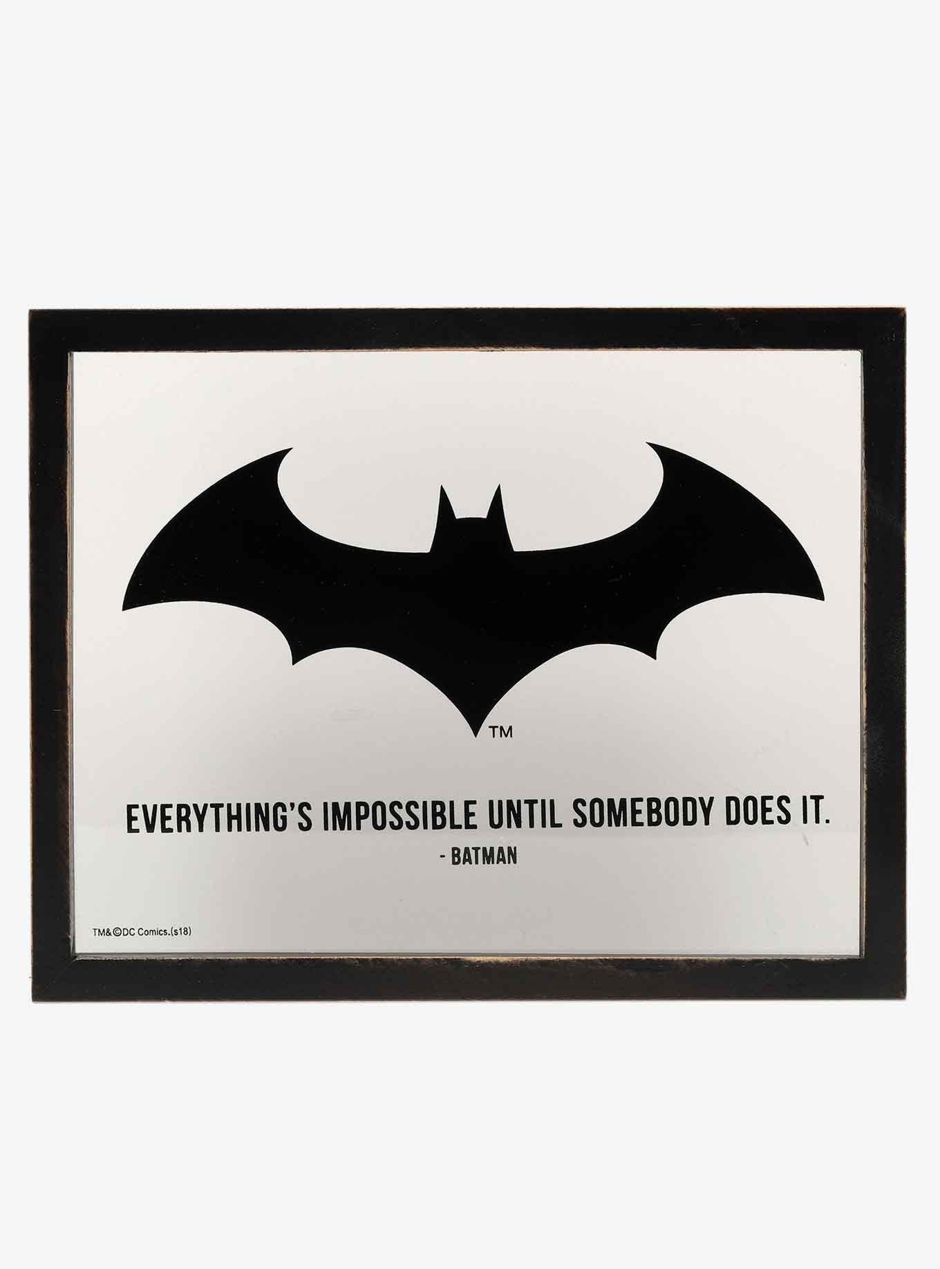 DC Comics Batman Framed Print on Glass, , hi-res