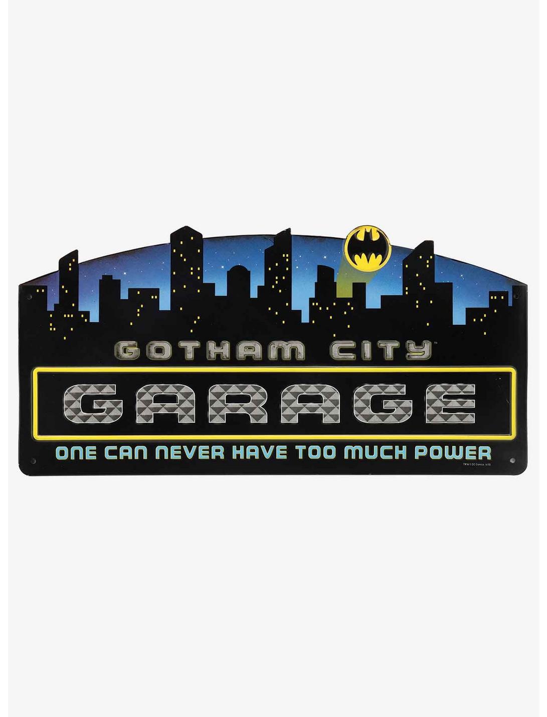 DC Comics Gotham City Garage Metal Sign, , hi-res