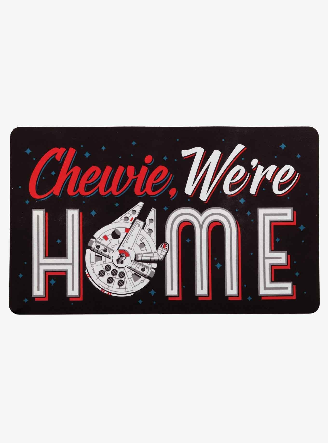 Star Wars "Chewie, We're Home" Door Mat, , hi-res
