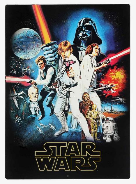 Star Wars Original Embossed Tin Sign | BoxLunch