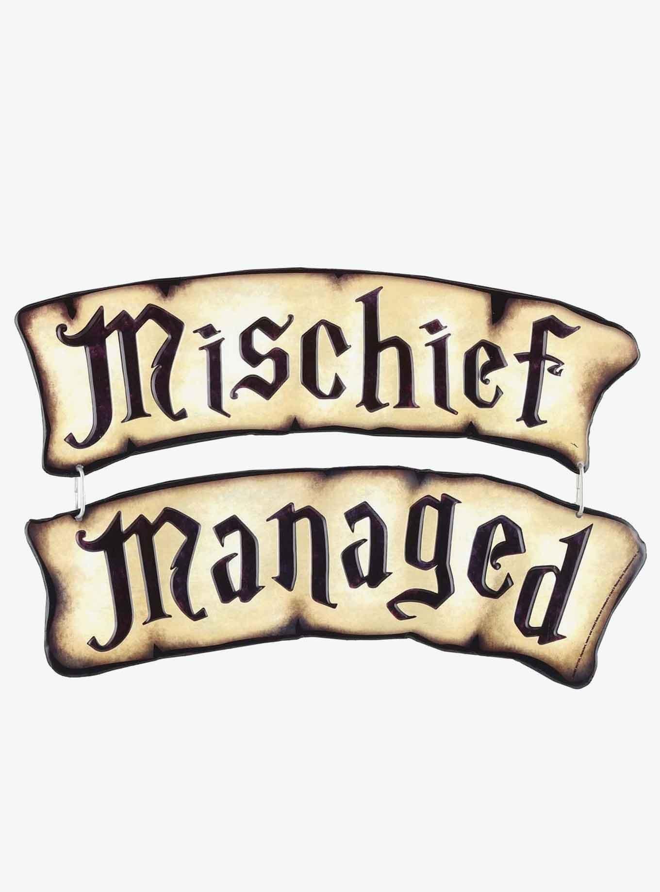 Harry Potter Marauder?s Map "Mischief Managed" Linked Sign, , hi-res