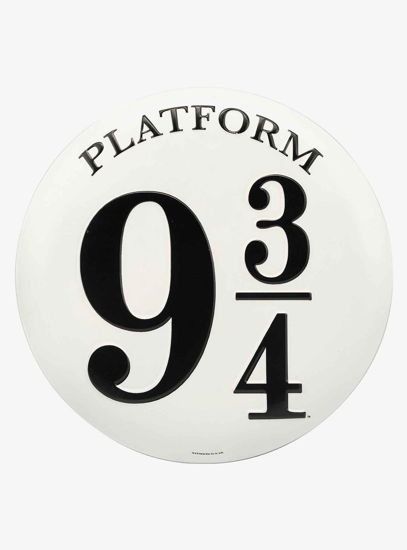 Harry Potter Platform 9 3/4 Button Sign, , hi-res