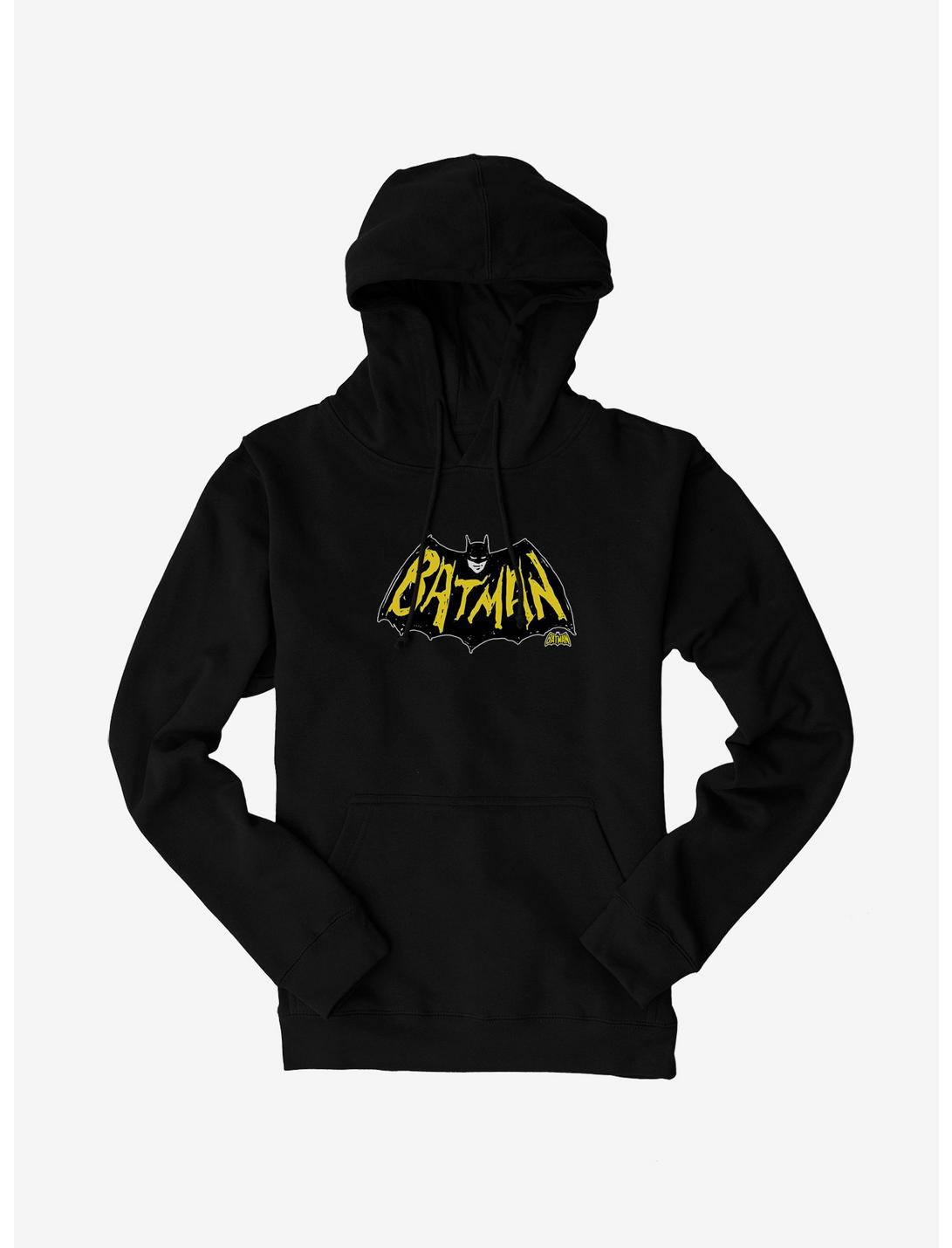 Batman Classic Bat Logo Hoodie, BLACK, hi-res