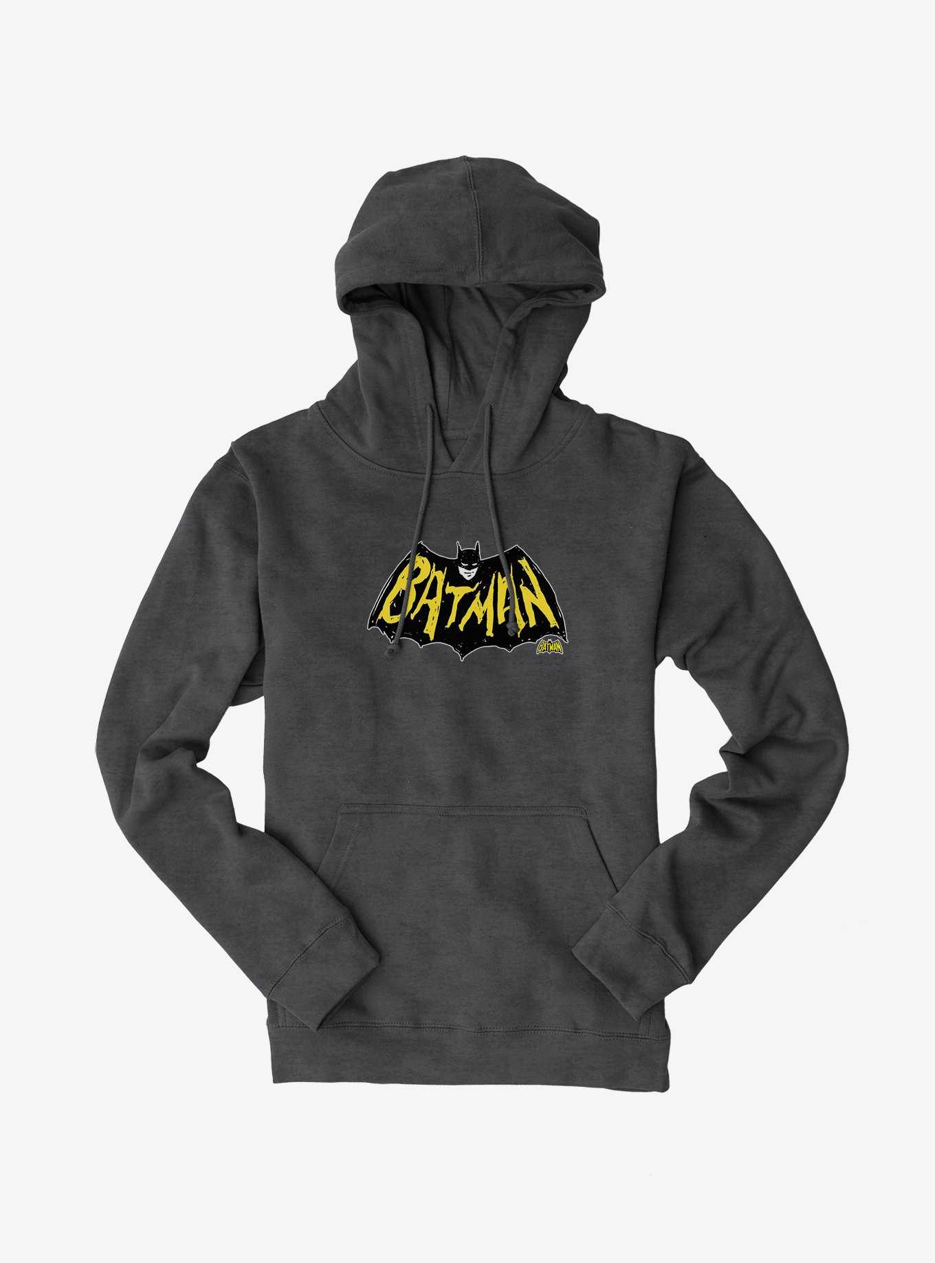 Batman Classic Bat Logo Hoodie, , hi-res