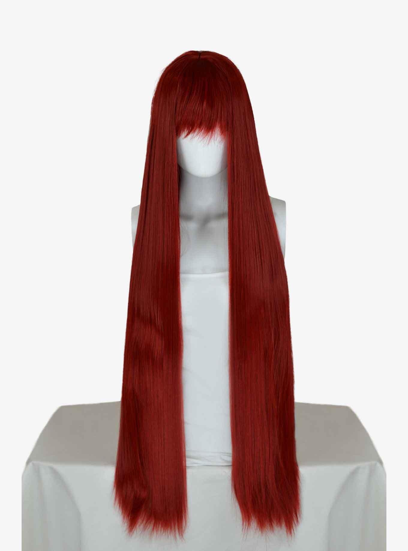 Epic Cosplay Persephone Dark Red Extra Long Straight Wig, , hi-res