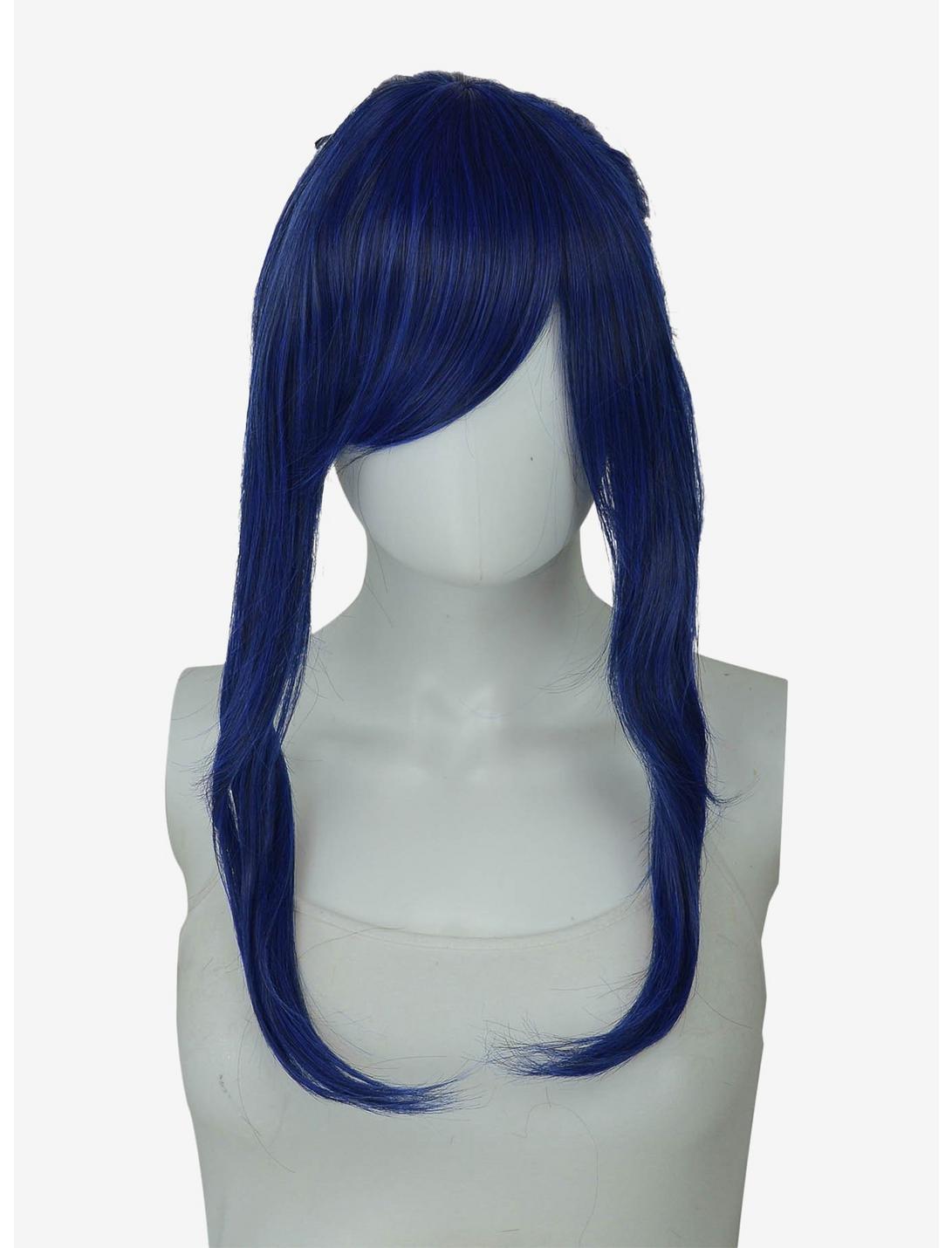 Epic Cosplay Phoebe Blue Black Fusion Ponytail Wig, , hi-res