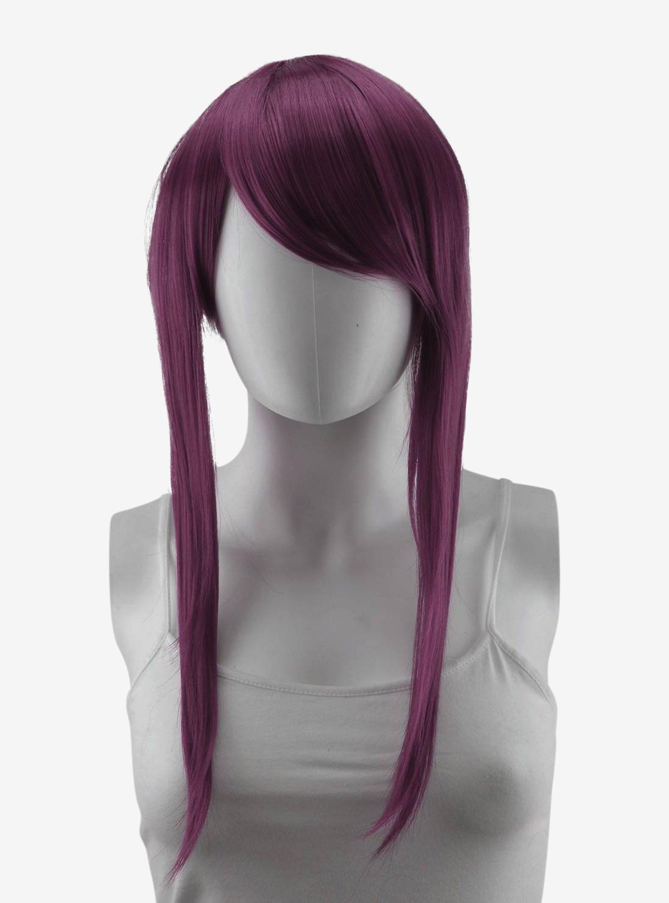 Hot Topic Epic Cosplay Phoebe Dark Plum Purple Ponytail Wig