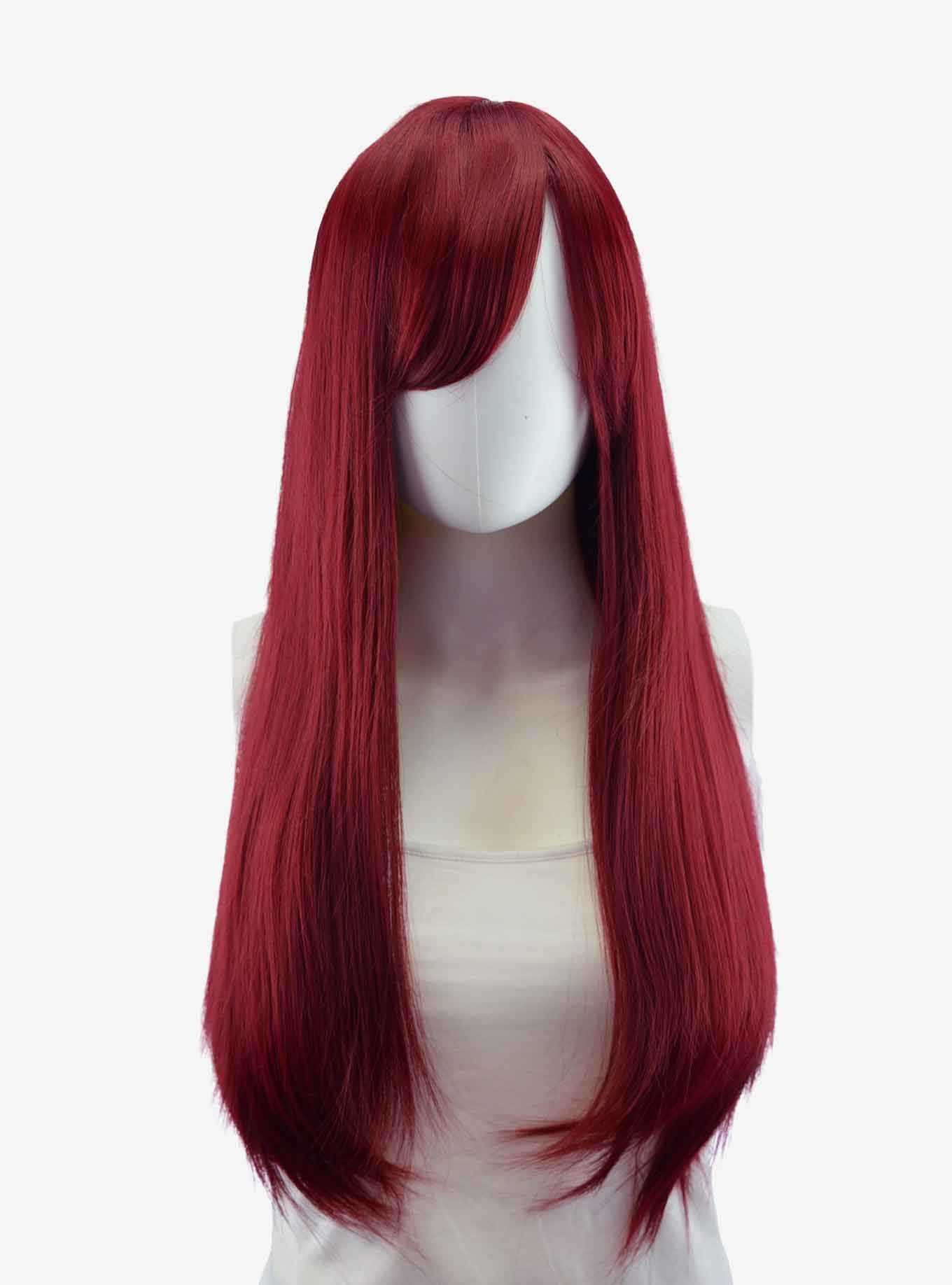 Epic Cosplay Nyx Burgundy Red Long Straight Wig, , hi-res