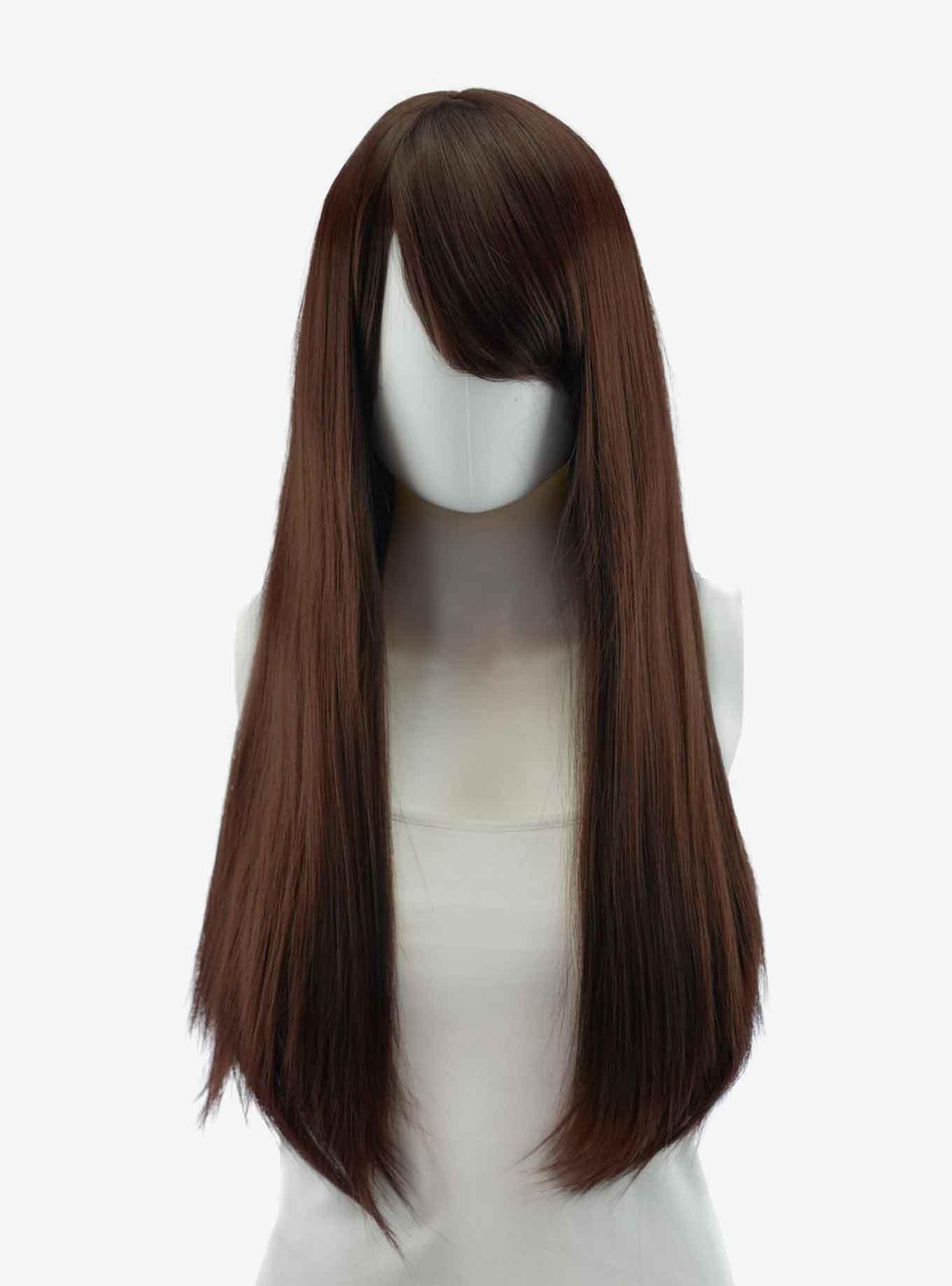 Epic Cosplay Nyx Dark Brown Long Straight Wig, , hi-res