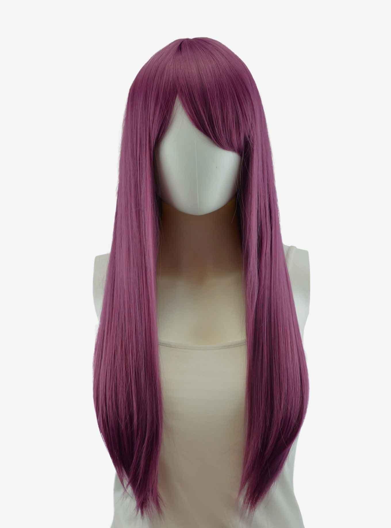 Epic Cosplay Nyx Dark Plum Purple Long Straight Wig, , hi-res