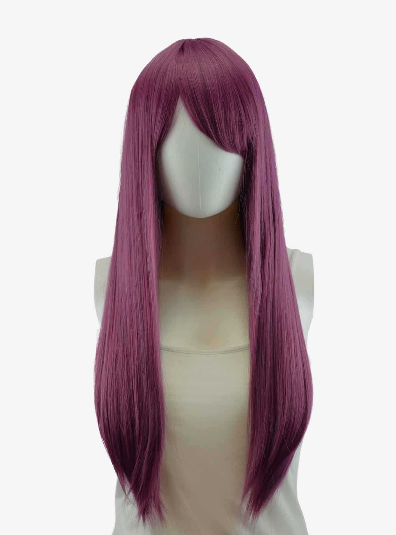 Epic Cosplay Nyx Dark Plum Purple Long Straight Wig, , hi-res