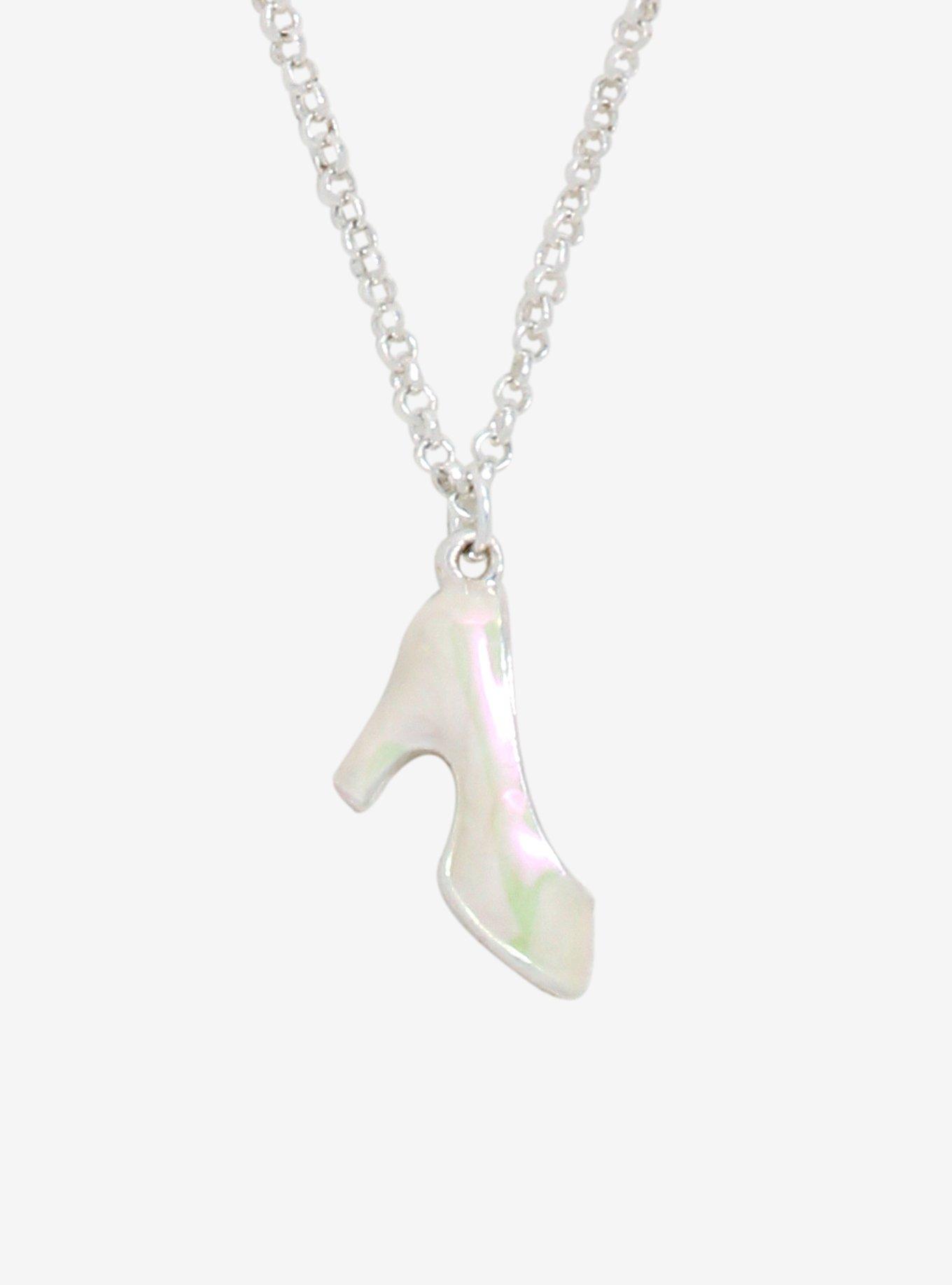 Disney cinderella slipper on sale necklace