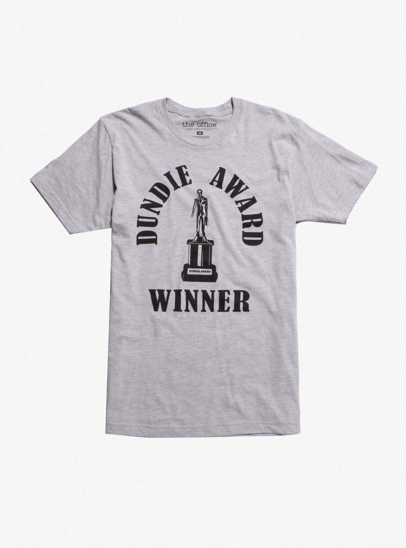The Office Dundie Award Winner T-Shirt, GREY, hi-res