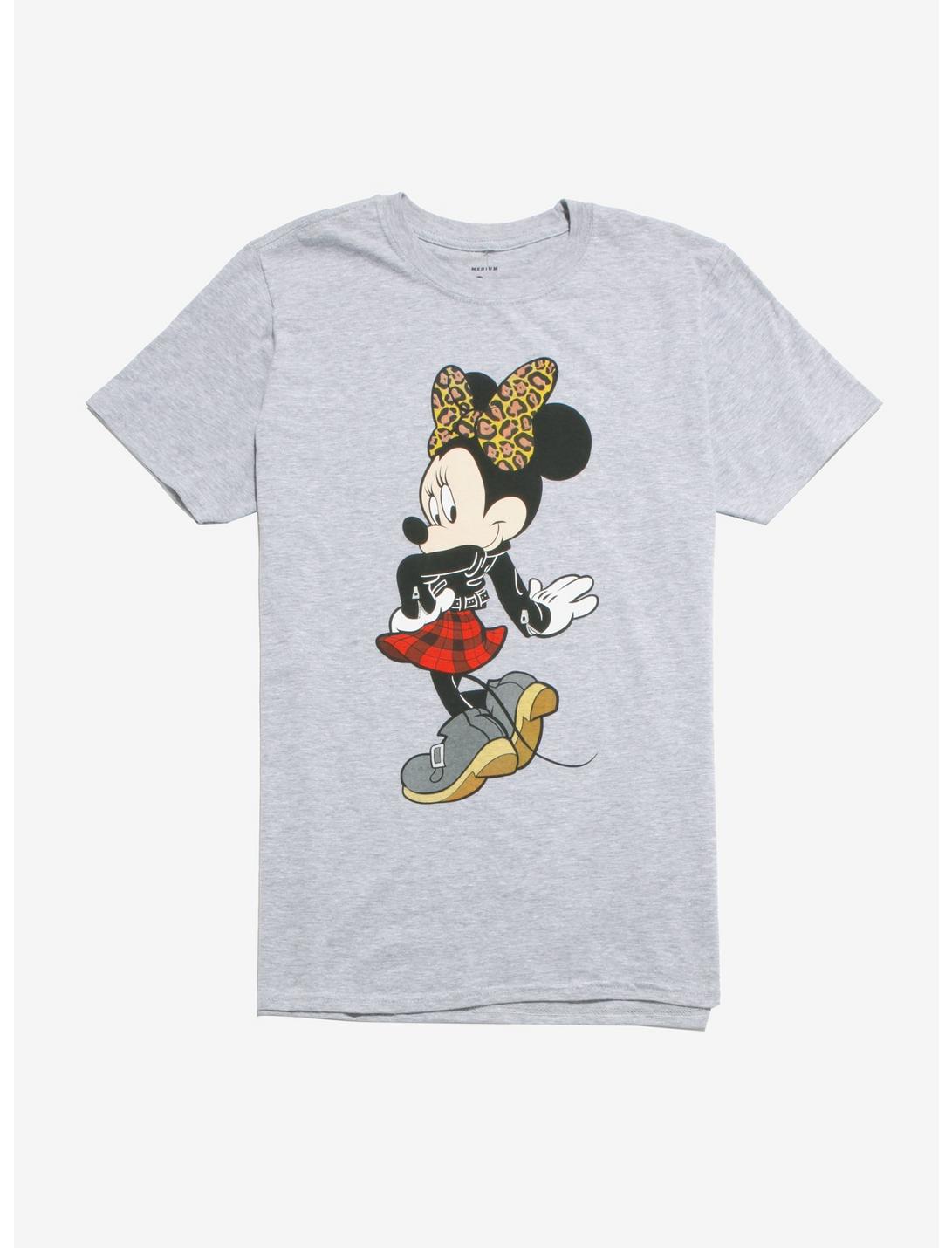 Disney Minnie Mouse Leopard Bow T-Shirt, MULTI, hi-res
