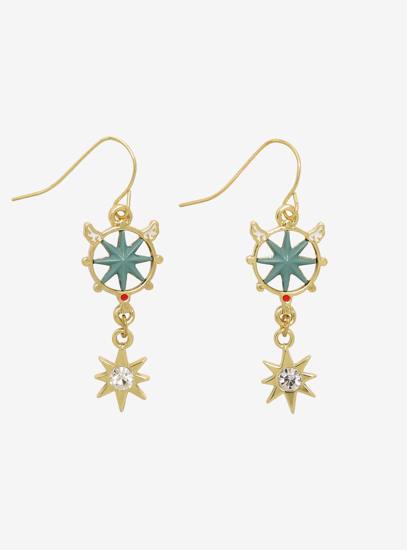 Cardcaptor Sakura: Clear Card Dream Staff Drop Earrings, , hi-res