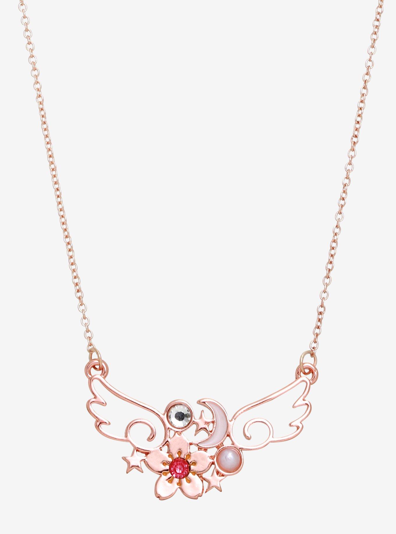 Cardcaptor Sakura: Clear Card Wing Pendant Necklace, , hi-res