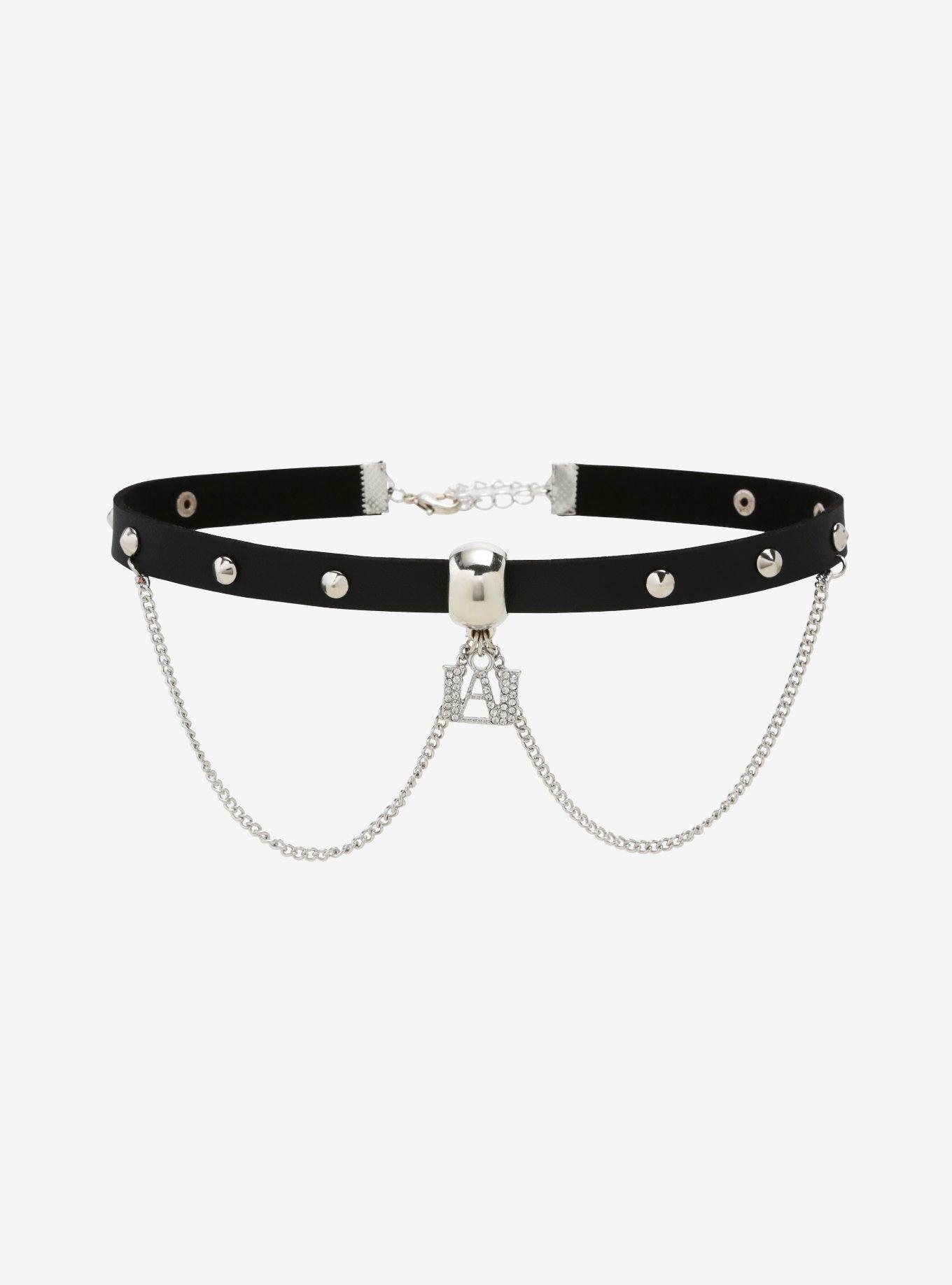 My Hero Academia U.A. High Faux Leather Chain Choker, , hi-res