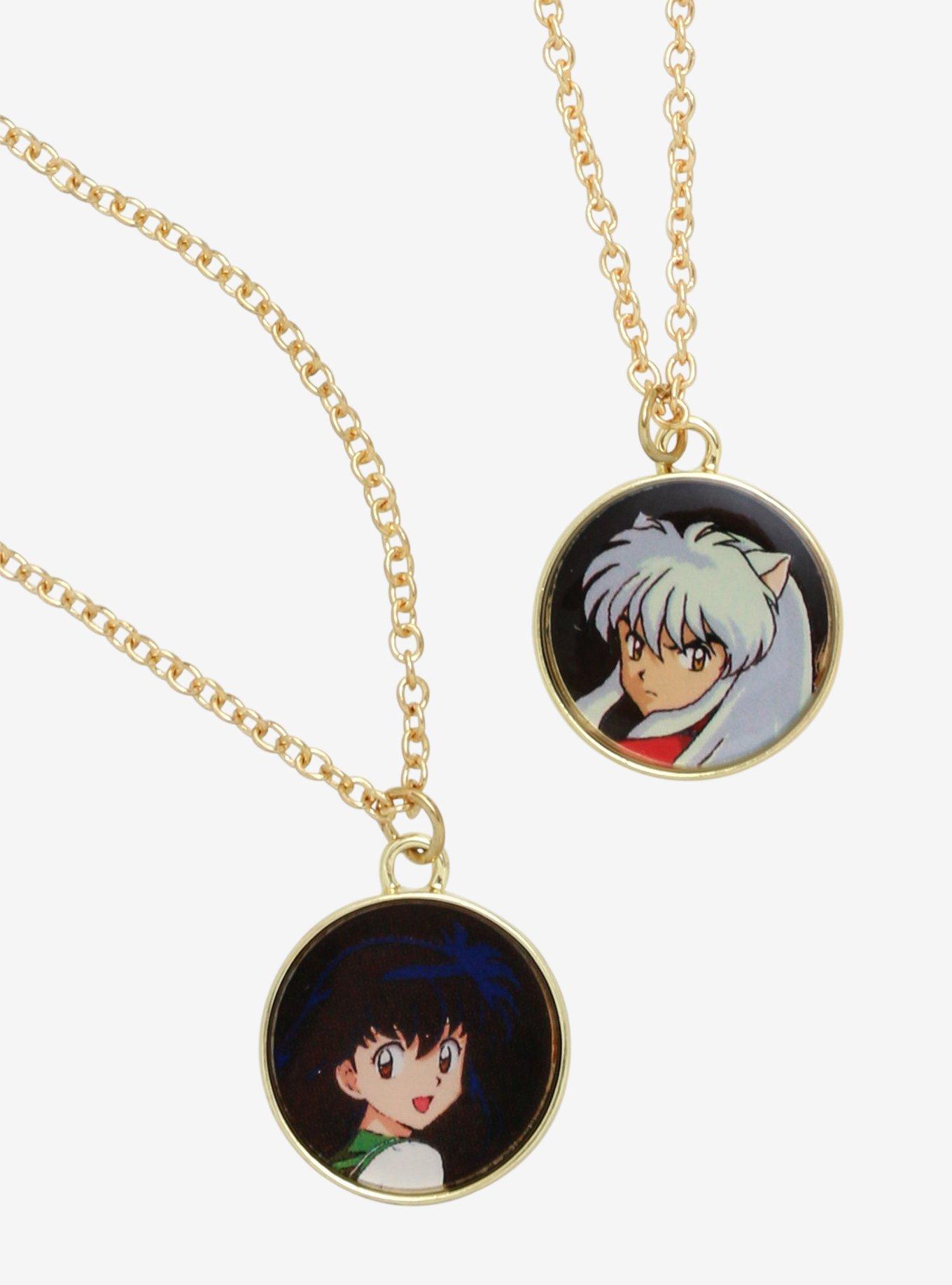 InuYasha Kagome & InuYasha Best Friend Necklace Set, , hi-res