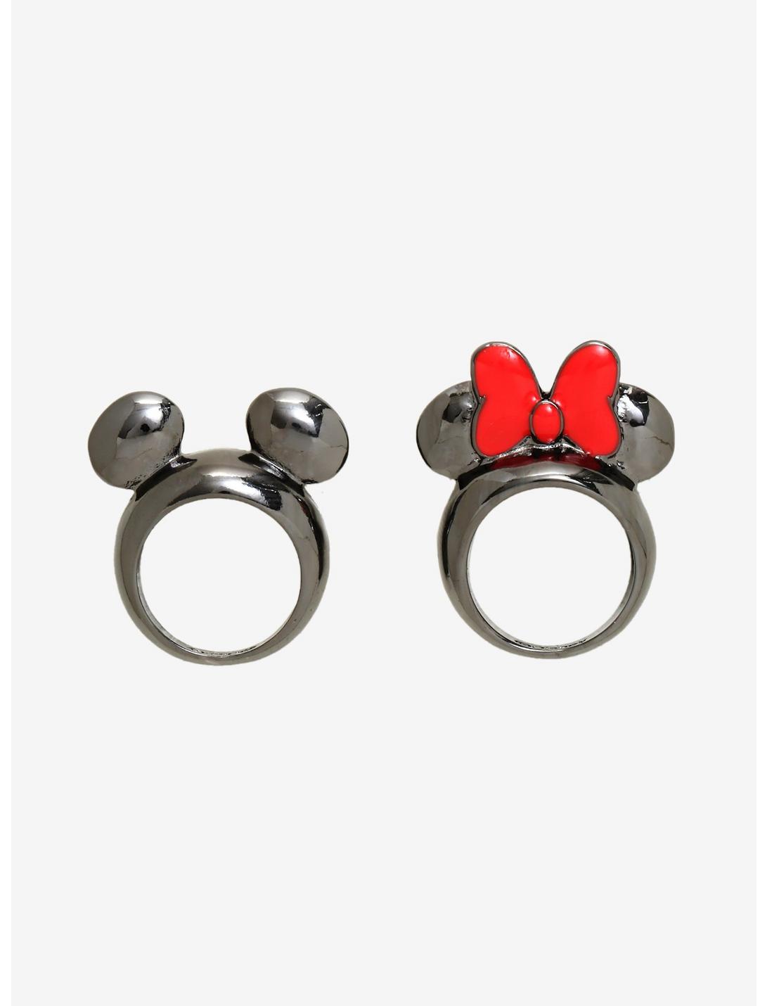 Disney Mickey Mouse & Minnie Mouse Best Friend Ring Set, , hi-res