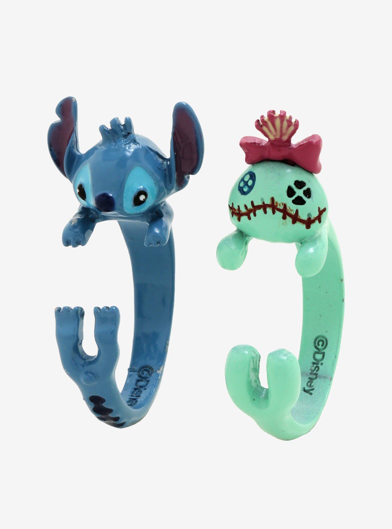 Disney Lilo & Stitch Angel & Stitch Wrap Ring Set