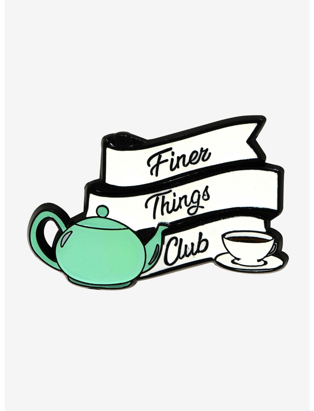 The Office Finer Things Club Enamel Pin - BoxLunch Exclusive, , hi-res