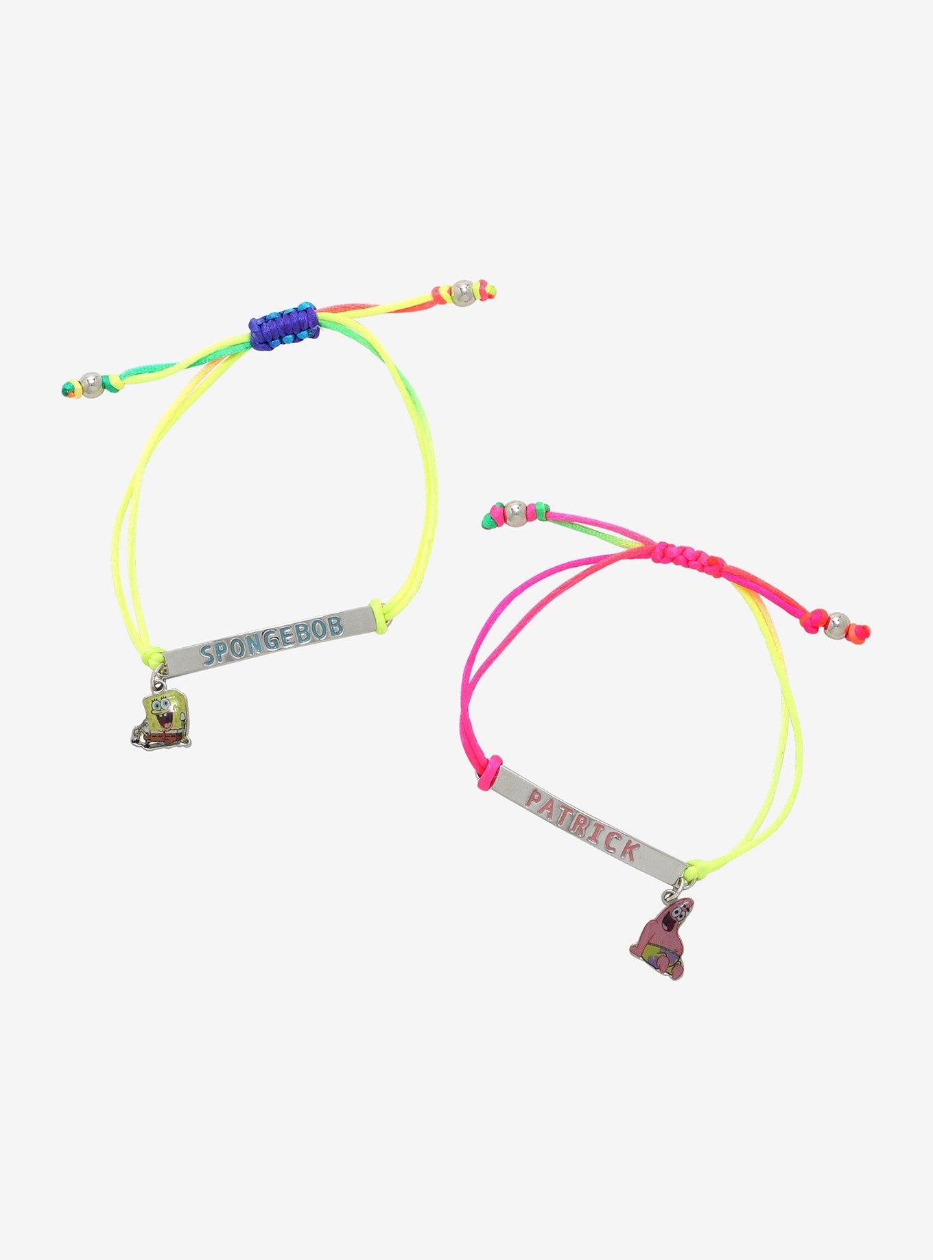 Spongebob and patrick hot sale best friend bracelets