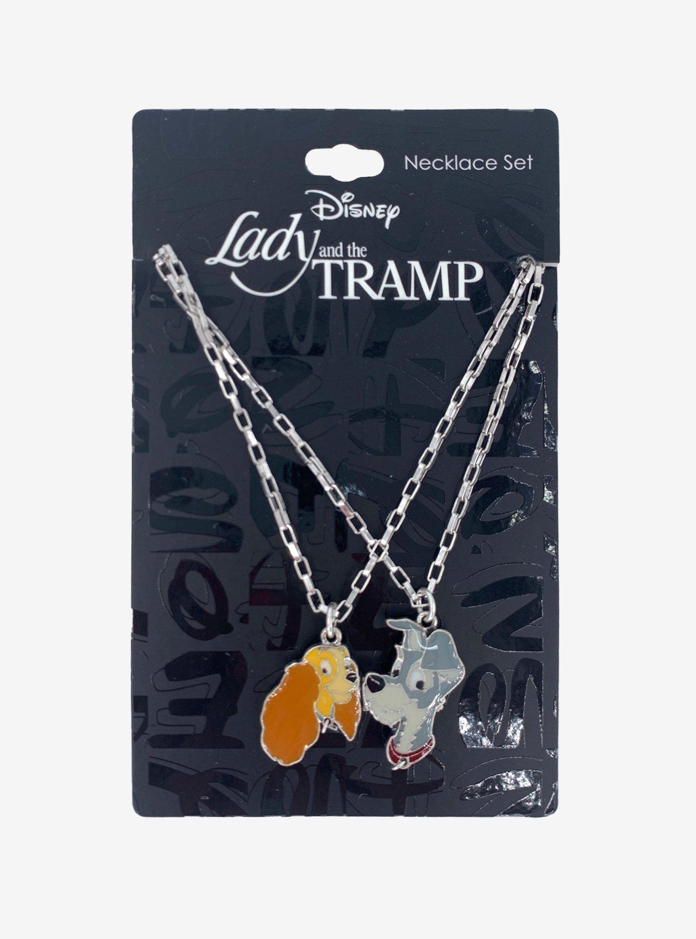 Disney Lady And The Tramp Best Friend Necklace Set, , hi-res